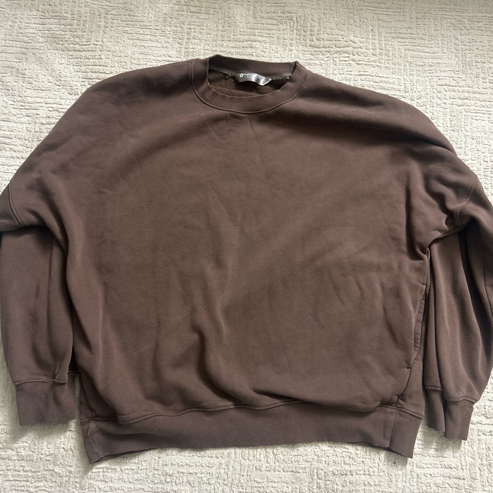Tuff Athletics Brown Crewneck Sweatshirt